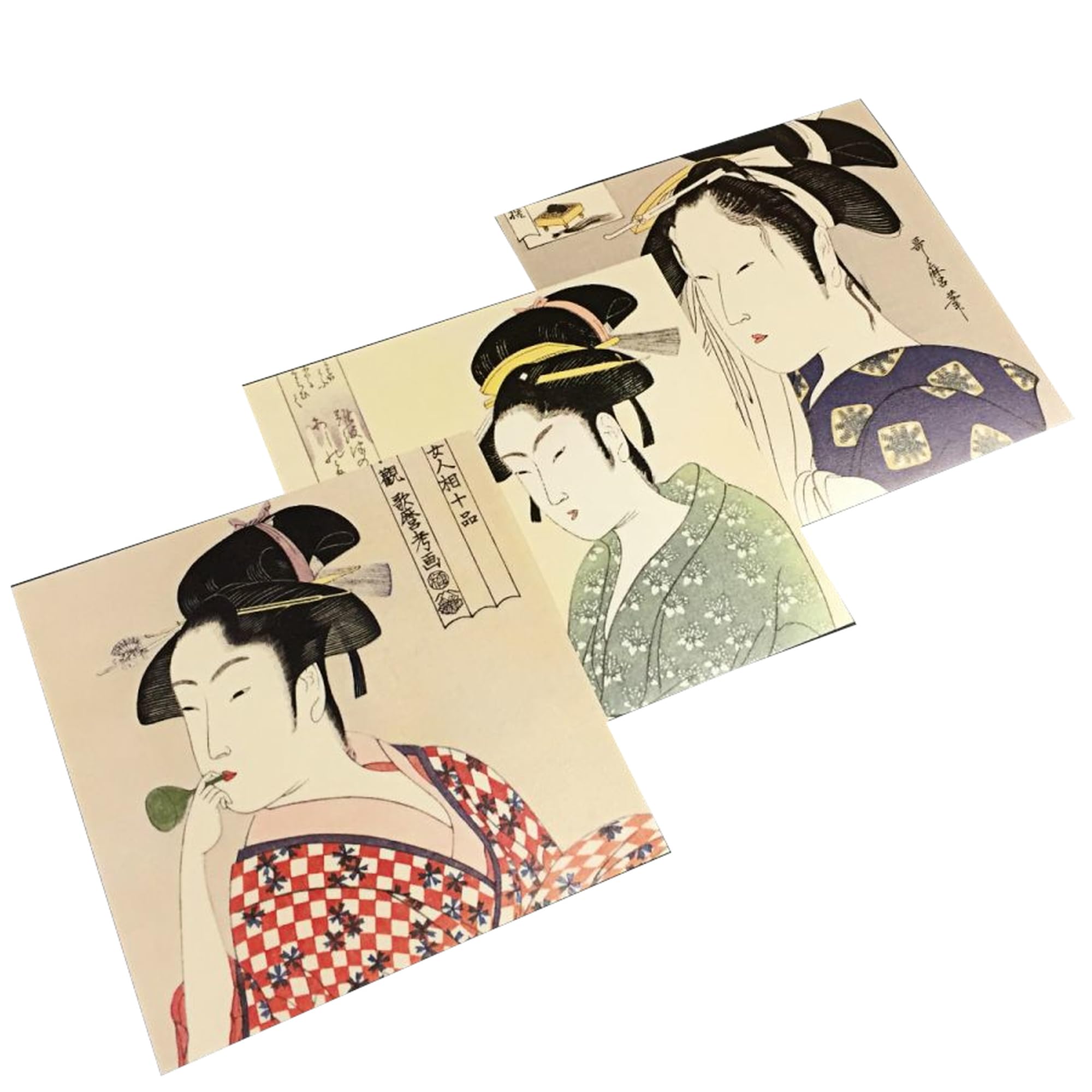 Amazon.co.jp: 芸艸堂 折り紙 15cm 浮世絵おりがみ 歌麿 美人画